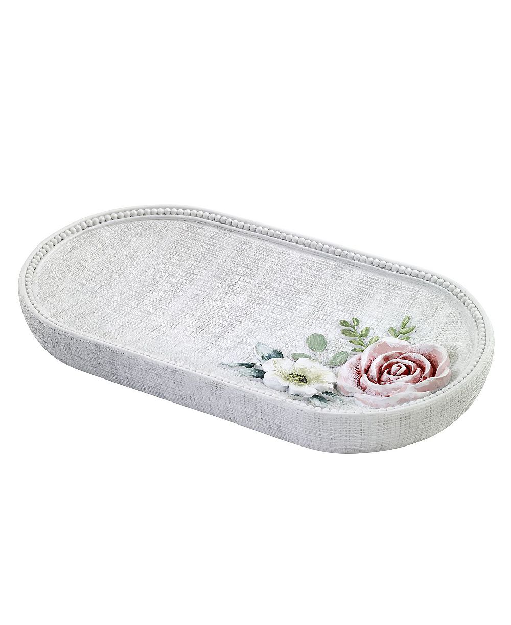 Поднос для ванной Avanti Spring Garden Peony Resin