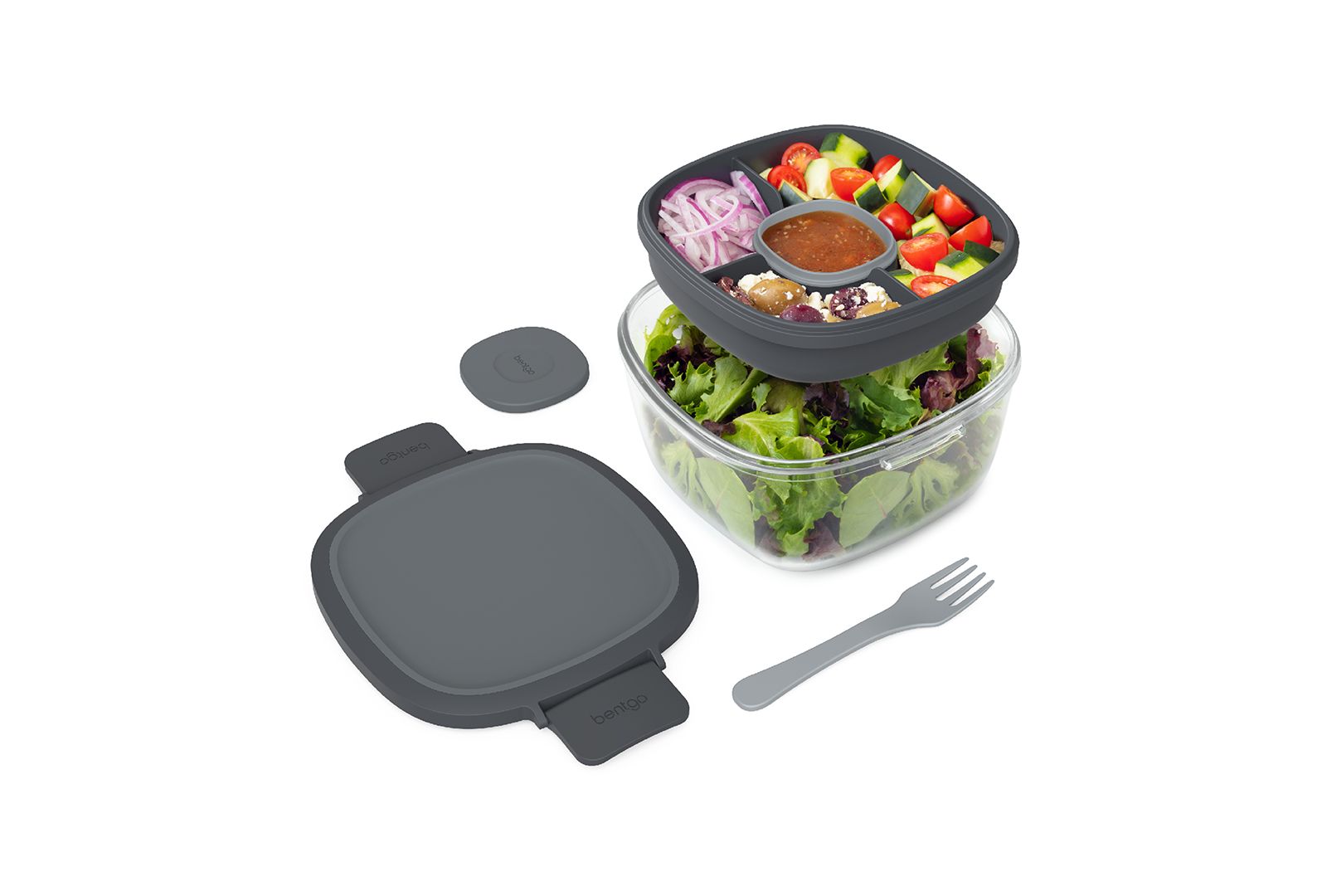 Bentgo Glass Leak-Proof Salad Container