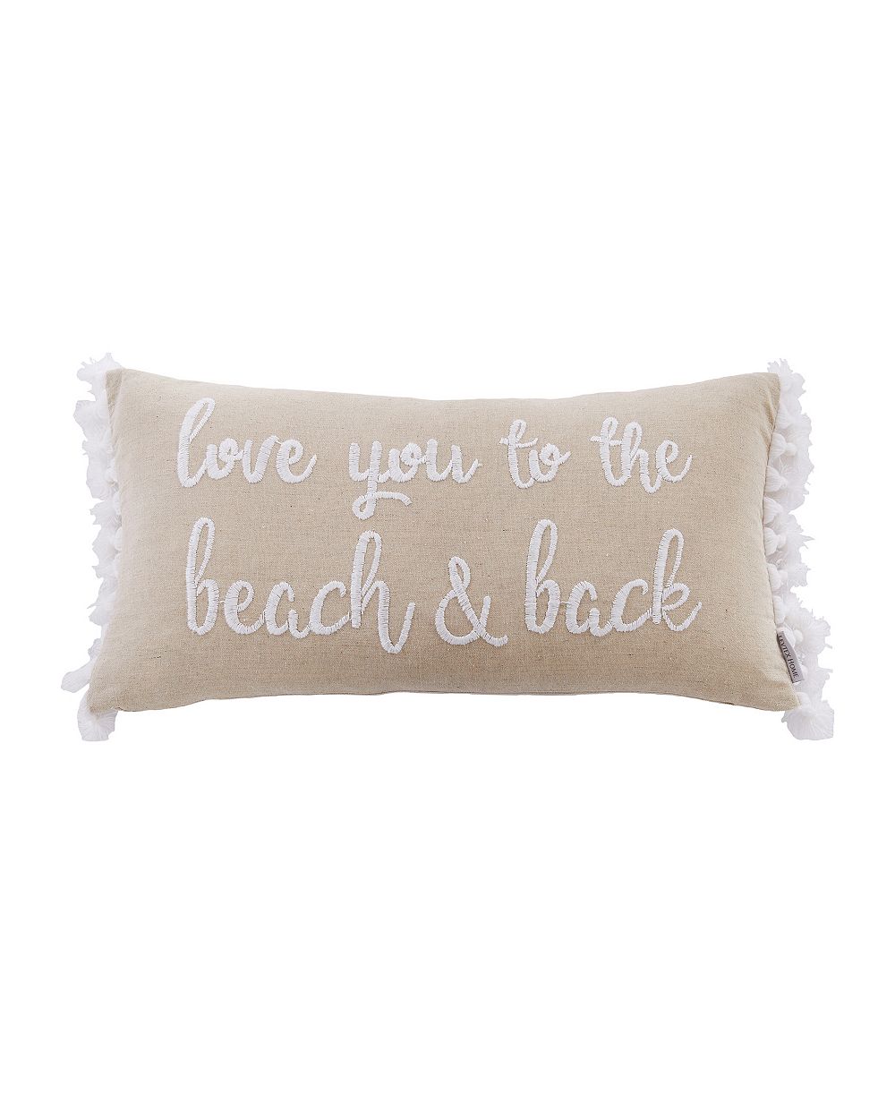 Levtex Home Baby Boho Bay Beach and Back Decorative Pillow, 12" x 24"