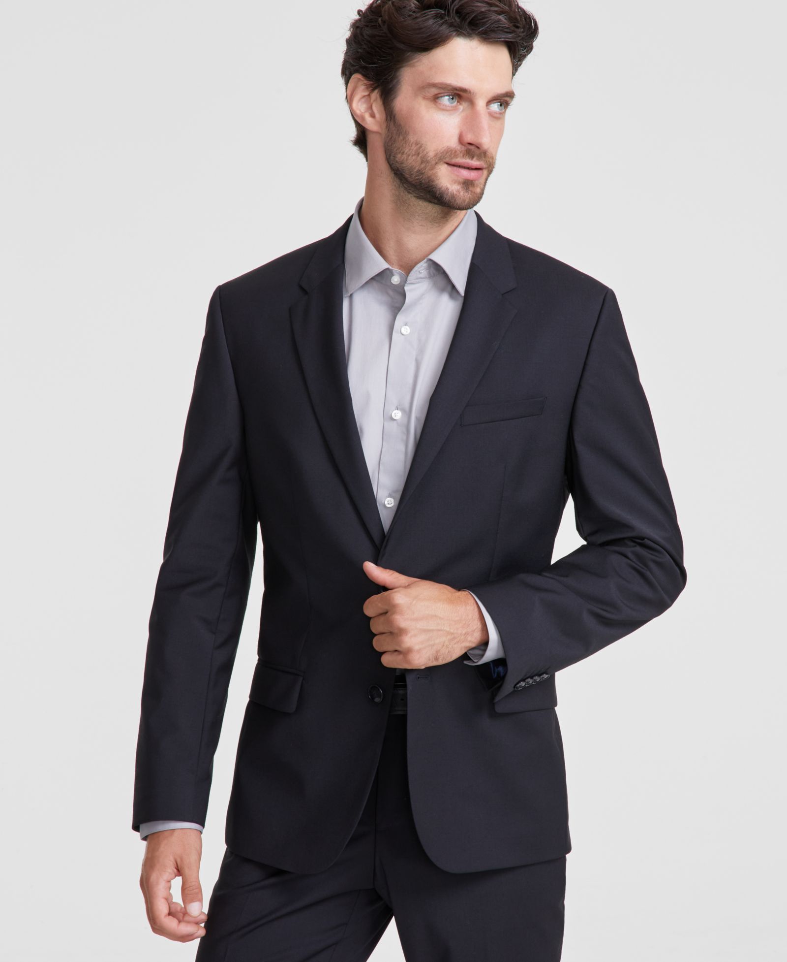 HUGO by Hugo Boss Men's Slim-Fit Superflex Stretch Solid Suit Jacket