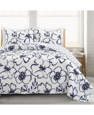 Комплект из 3 покрывал Lush Décor Scandinavian Floral, King