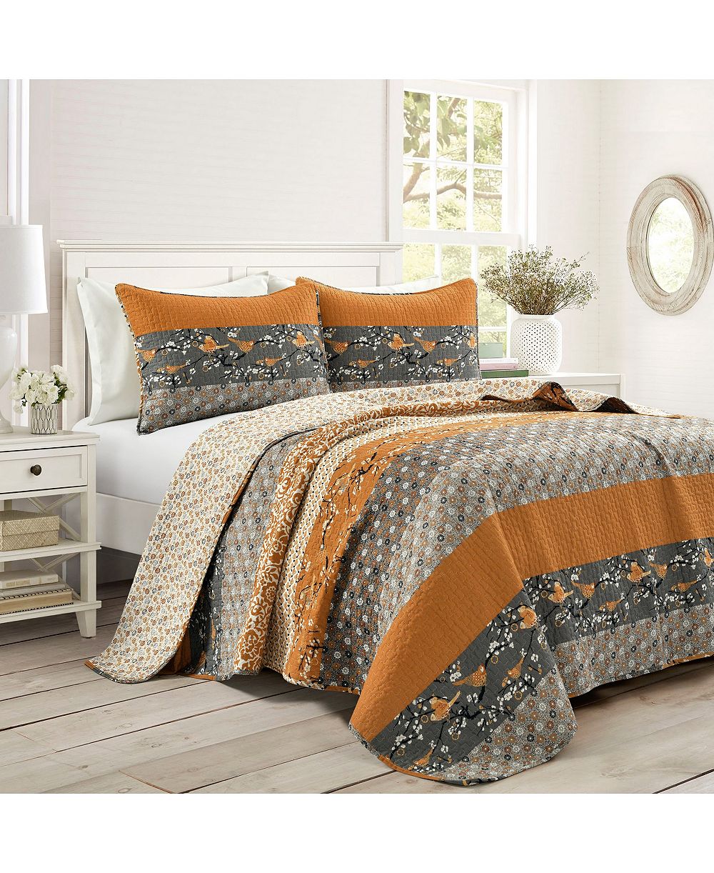Lush Décor Royal Empire 3 Reversible Piece Quilt Set, Full/Queen