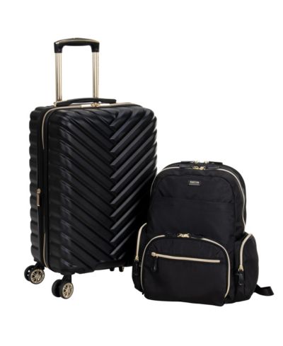 Kenneth Cole Reaction 2-Pc. 20" Chevron Carry-On 15" Laptop Backpack Set