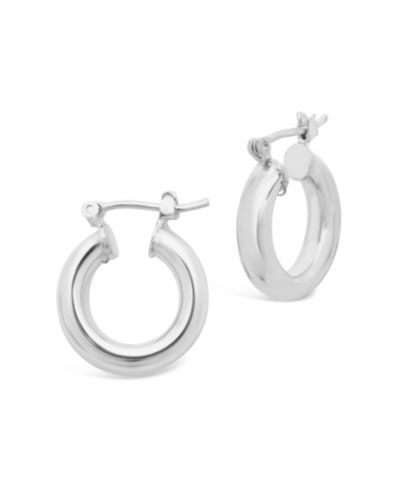 Женские массивные серьги-кольца Sterling Forever, серебристые, 75"