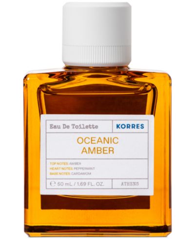 Korres Men's Oceanic Amber Eau de Toilette Fragrance, 50 ml