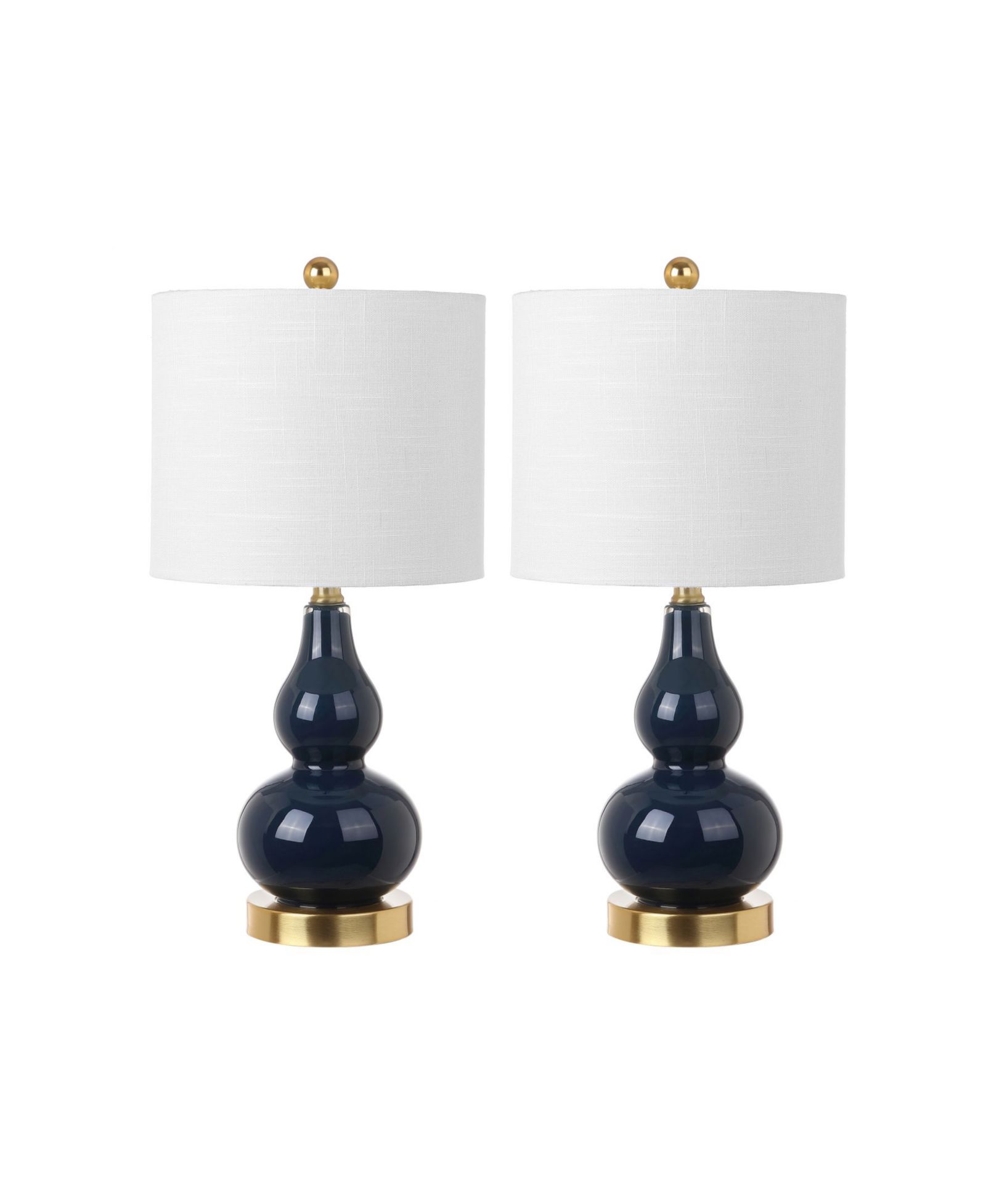 Anya Mini Glass Table Lamp, Set of 2