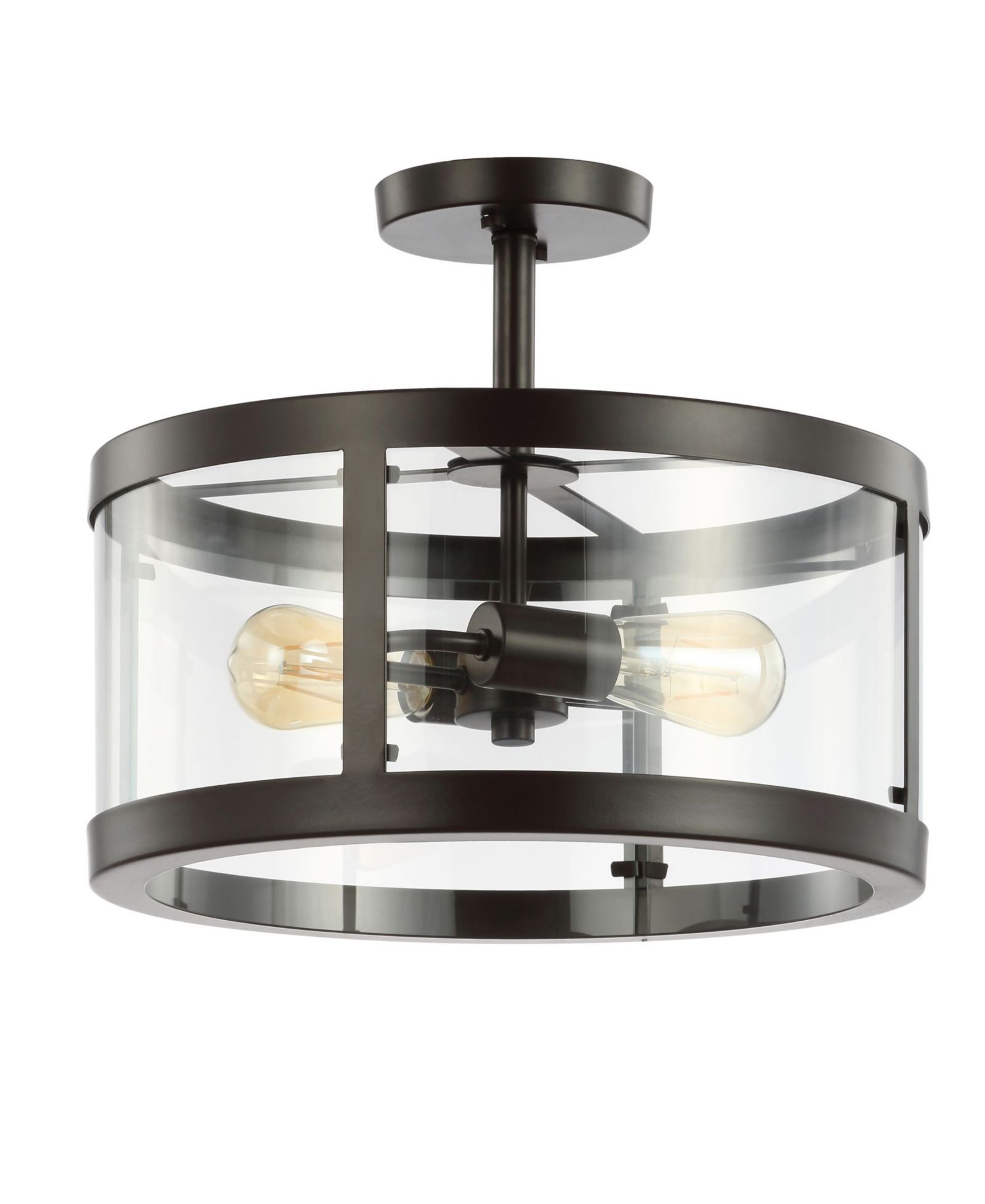 Herndon 2-Light Modern LED Flush Mount