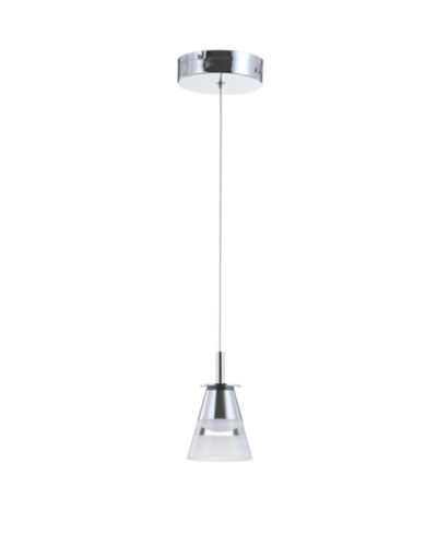 Alain 1-Light Adjustable Metal Integrated LED Pendant