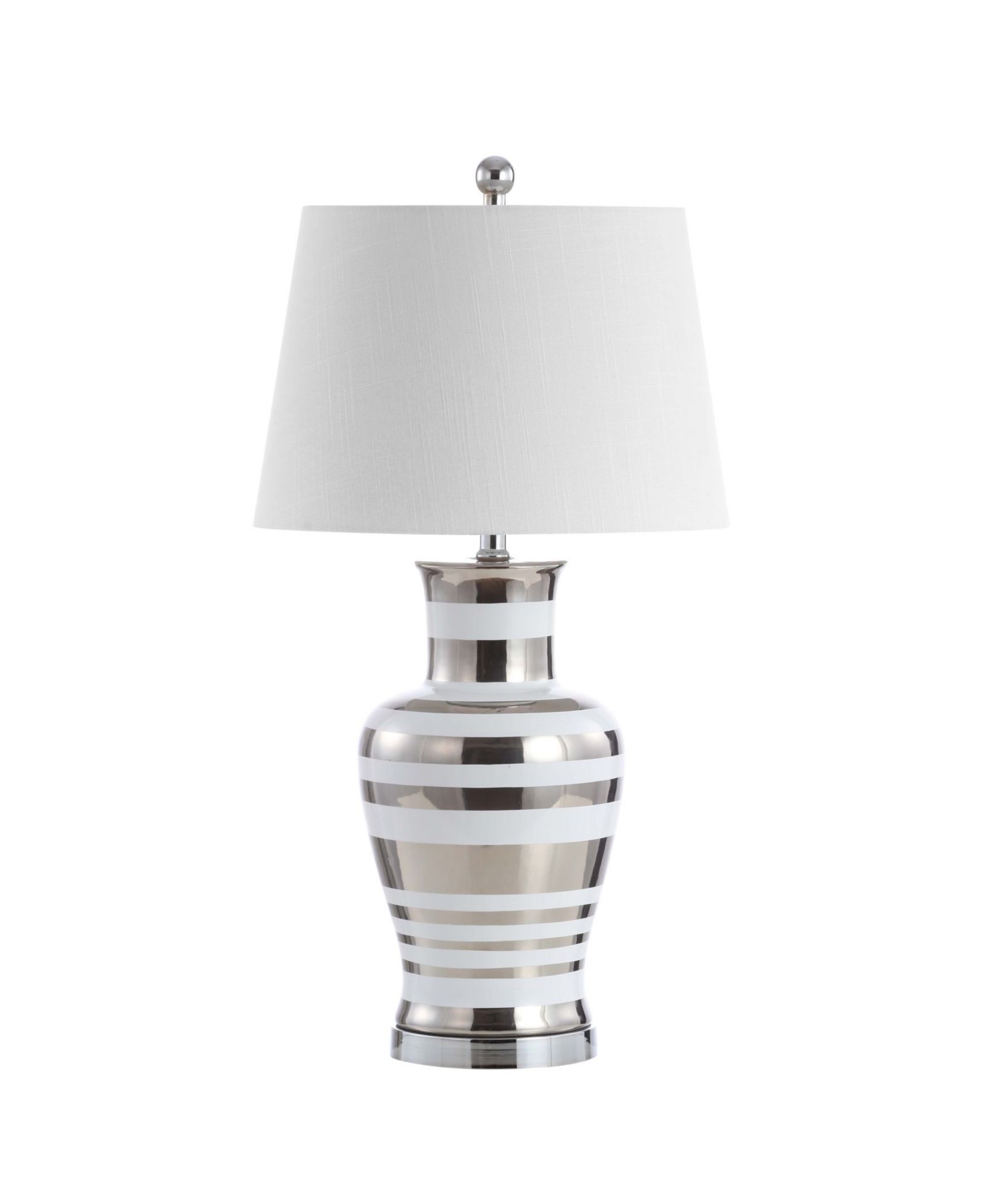 Zilar Striped Classic Modern LED Table Lamp