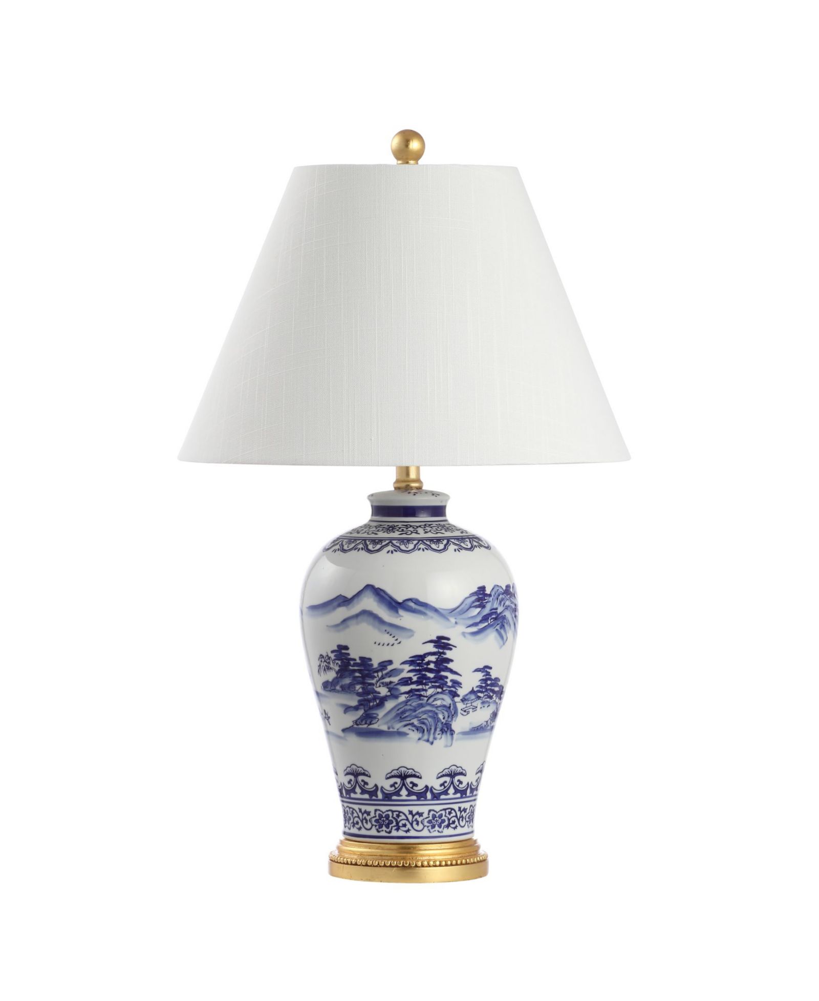 Zhou Traditional Cottage LED Table Lamp