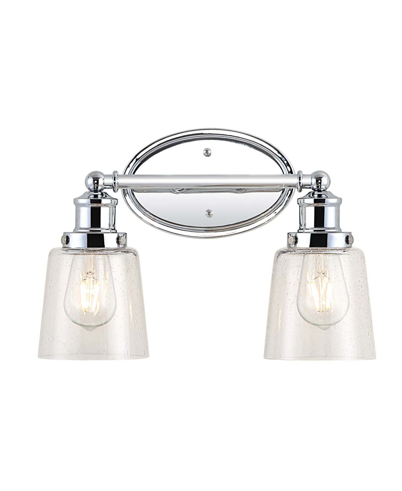 Beverly 2-Light Glass Classic Cottage LED Vanity Light