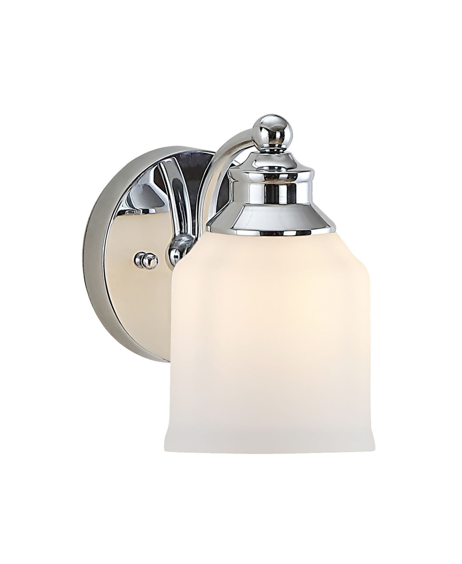 Lydia 1-Light Glass Farmhouse Cottage LED Vanity Light