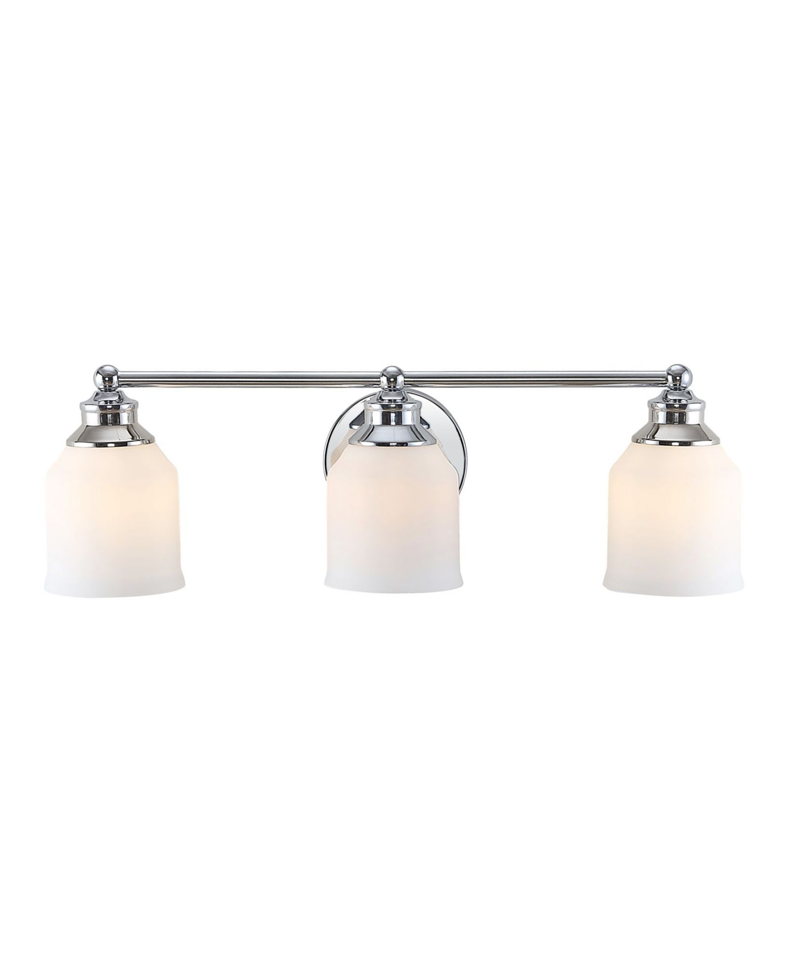 Lydia 3-Light Glass Farmhouse Cottage LED Vanity Light