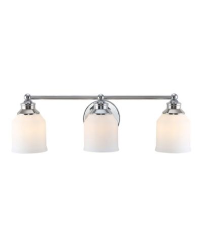 Jonathan Y LED освещение для туалетного столика Lydia 3-Light Glass Farmhouse Cottage
