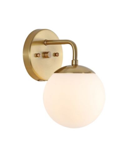 Louis Parisian Globe современный LED настенный светильник из металла и матового стекла