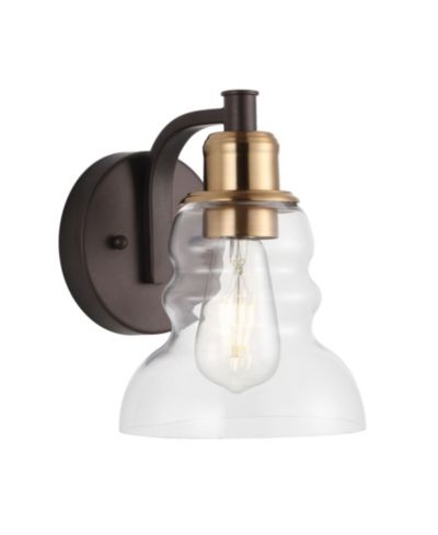 Manhattan Vintage-like 1-Light Industrial Rustic LED Vanity