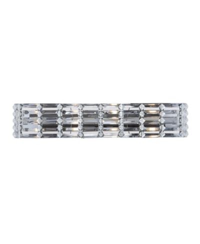 Современный светодиодный светильник Jonathan Y Evelyn Crystal Rectangle 4-Light Glam Modern LED Vanity Light