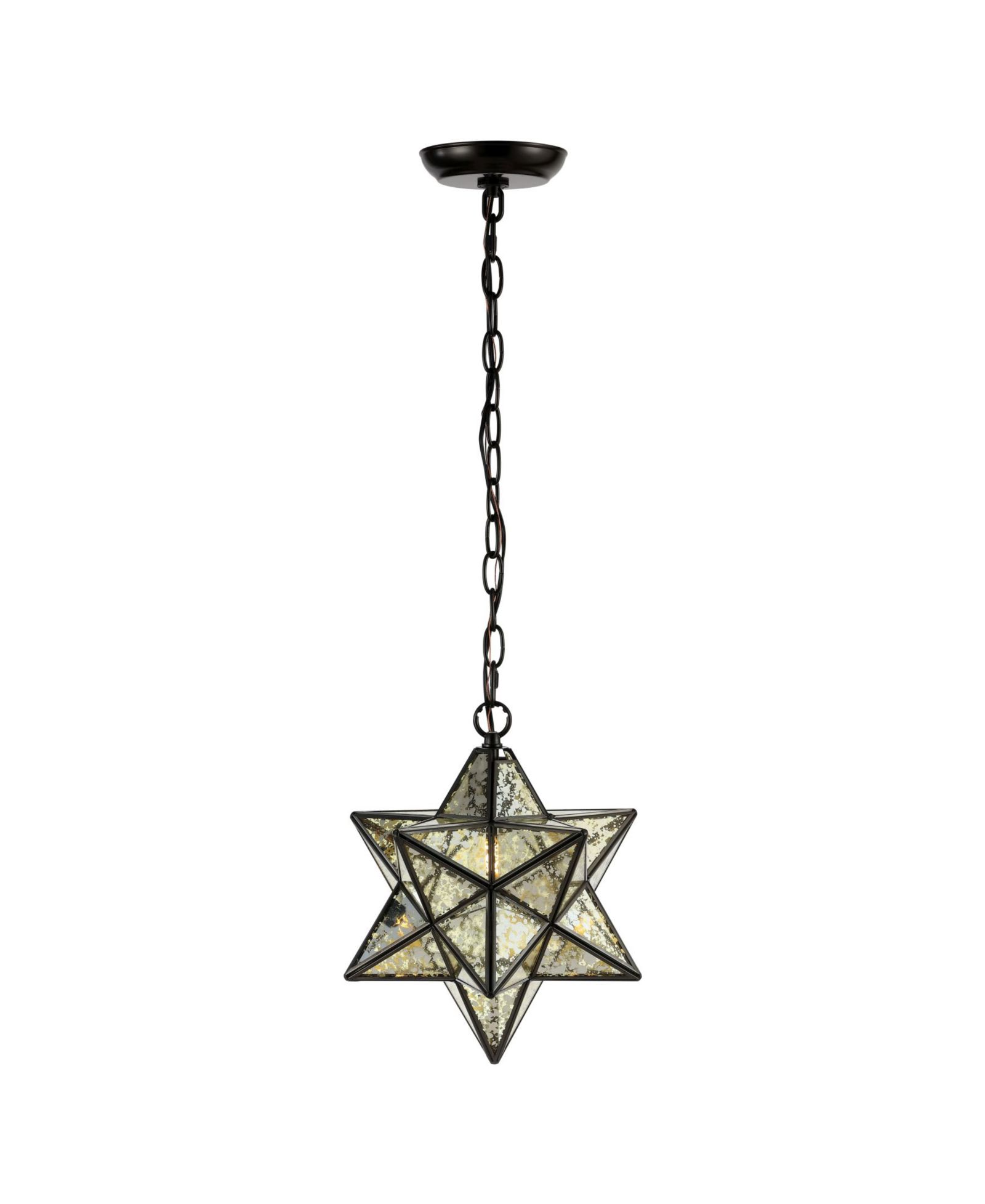 Stella Moravian Star Glass LED Pendant