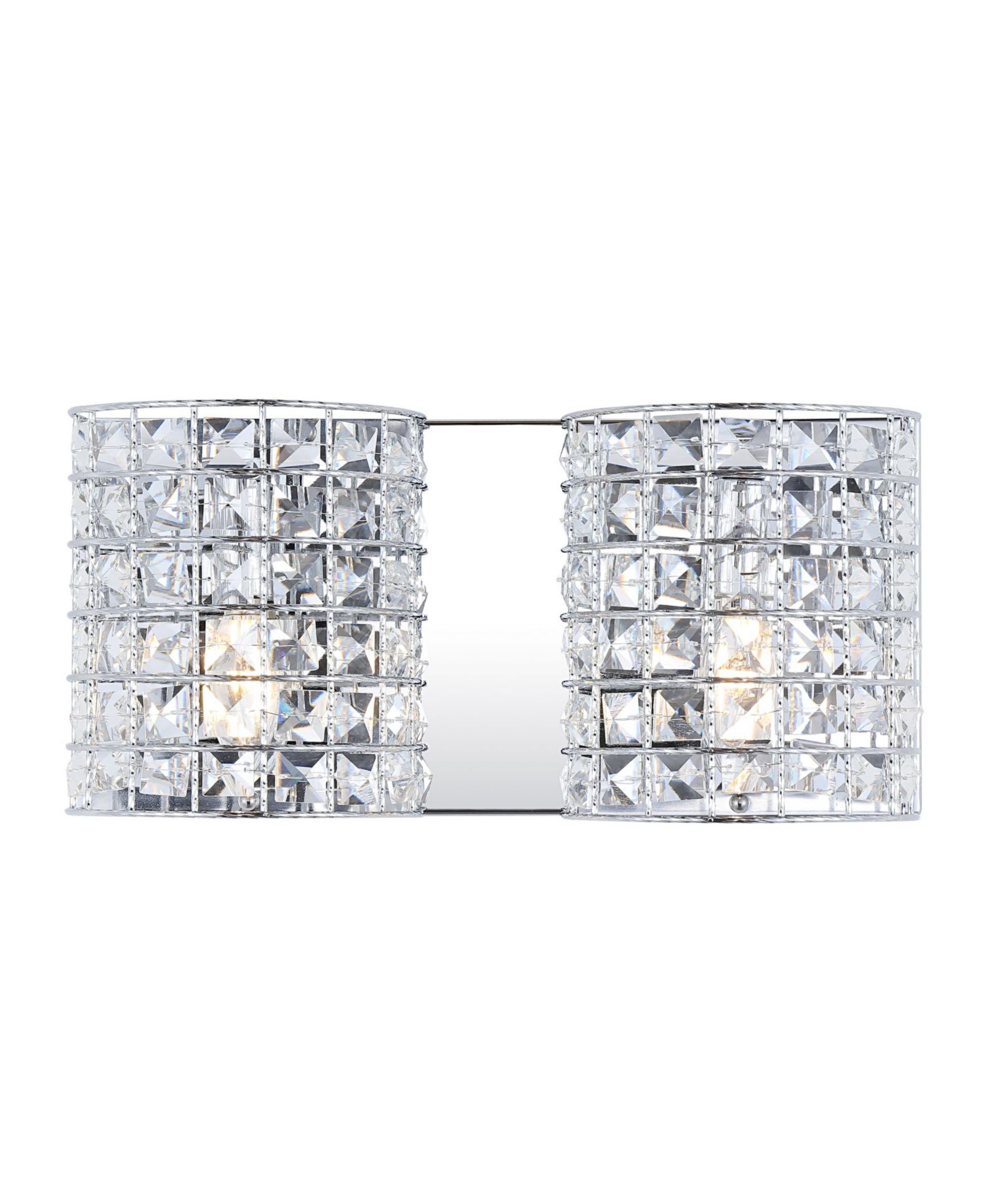 Clara Deco 2-Light Classic Glam LED Vanity Light
