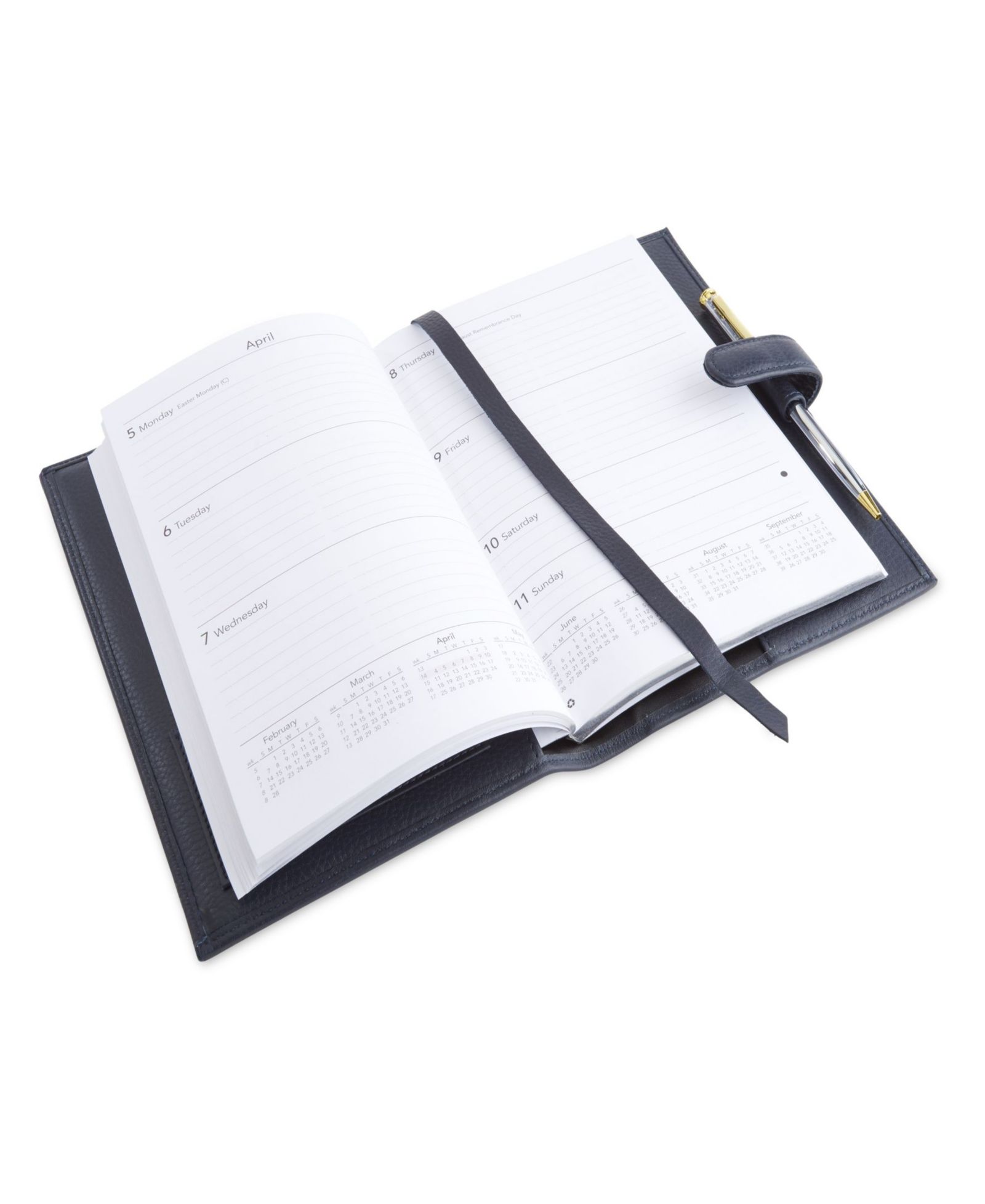 Men's Executive Leather Daily Planner
