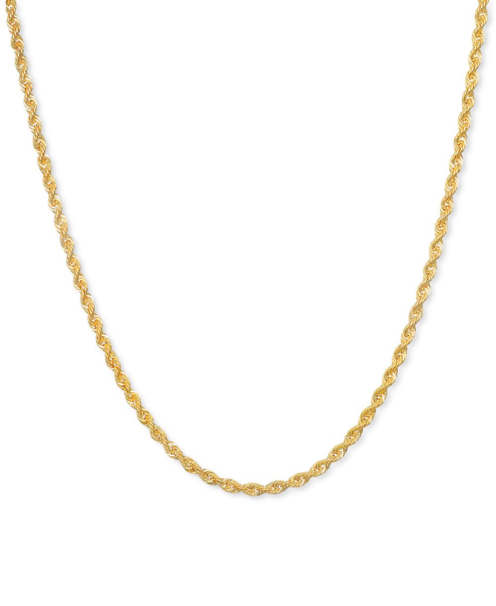 Цепочка-ожерелье Sparkle Rope 20" (2mm) в 14k Gold