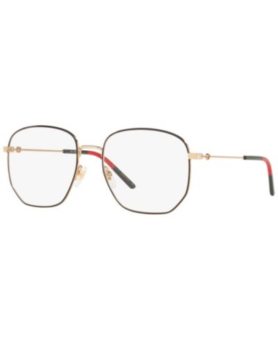 Gucci Woman Rectangle Metal GG0396O Eyeglasses