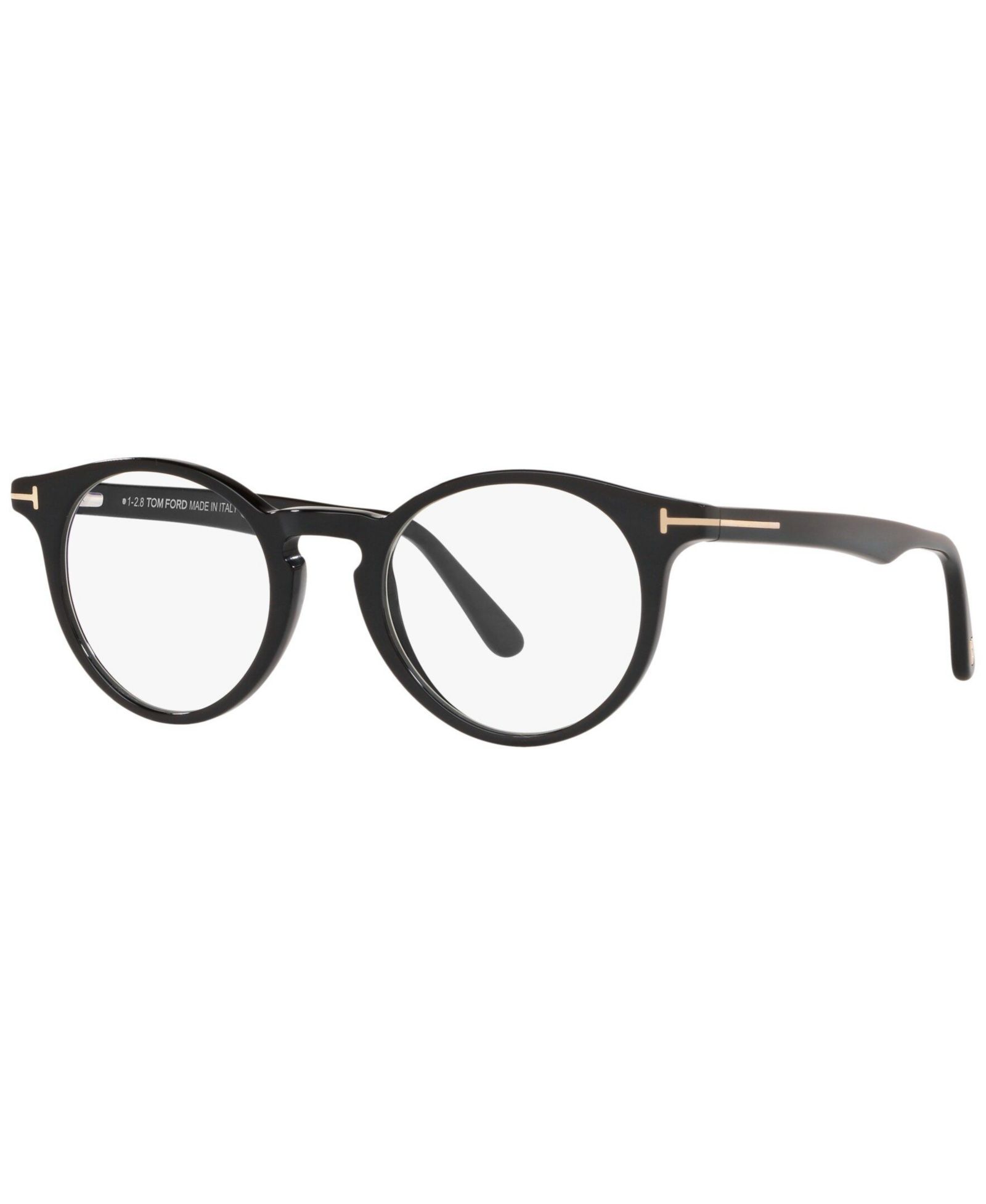 Tom Ford Unisex Round Plastic FT5557-B Eyeglasses
