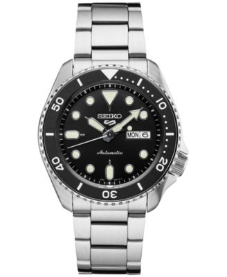 Seiko Мужские Automatic 5 Sports Stainless Steel Bracelet Watch 43mm