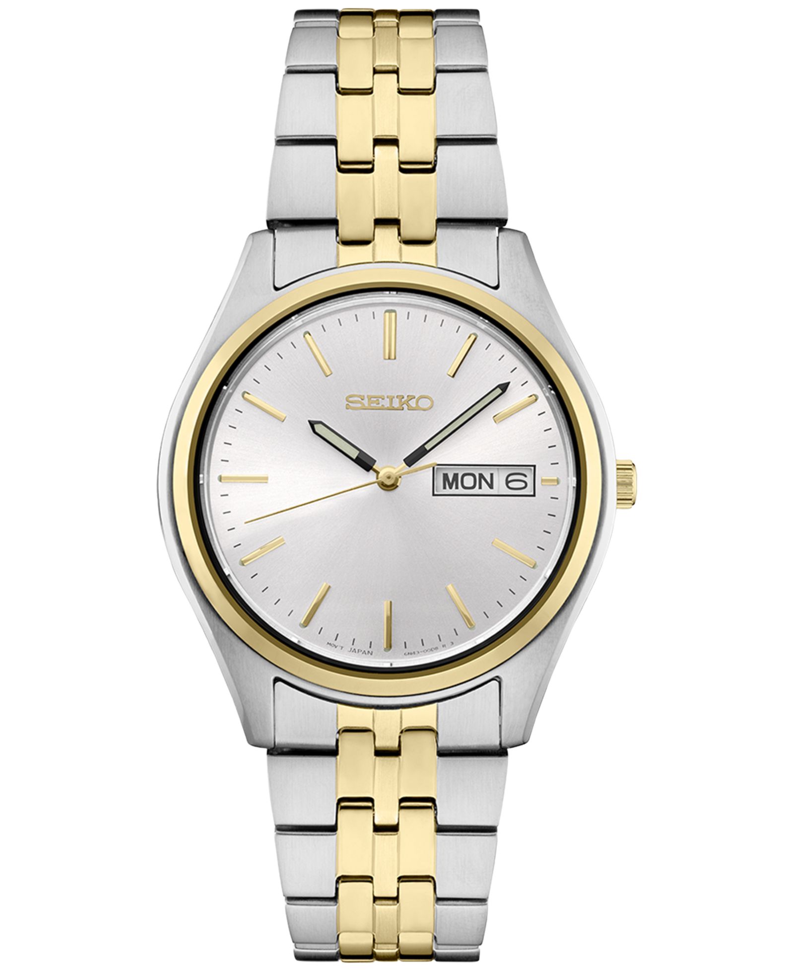 Seiko Men's Essentials Two-Tone Stainless Steel Bracelet Watch 37mm