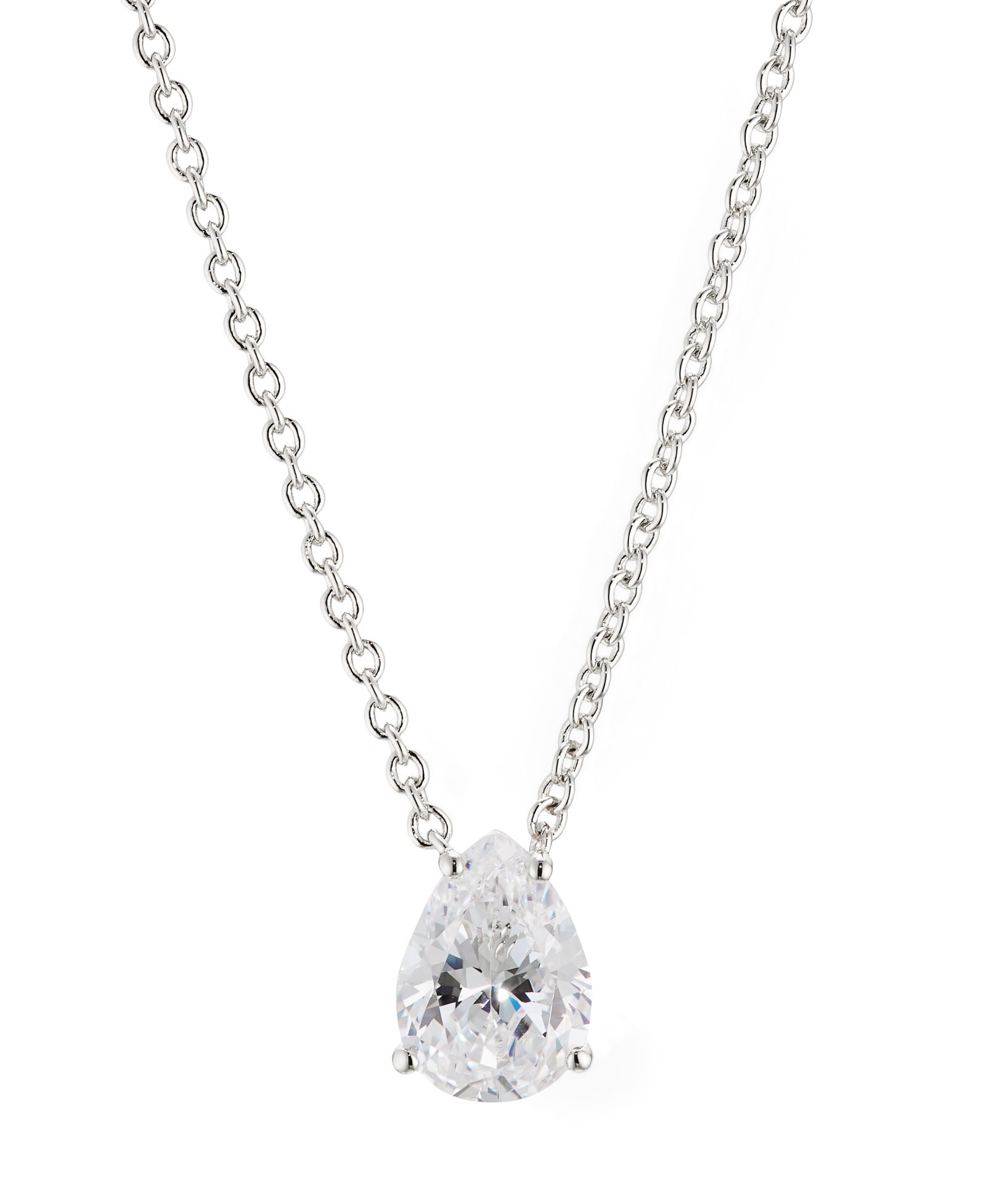 Eliot Danori ожерелье с жемчугом и Cubic Zirconia 16" + 2"