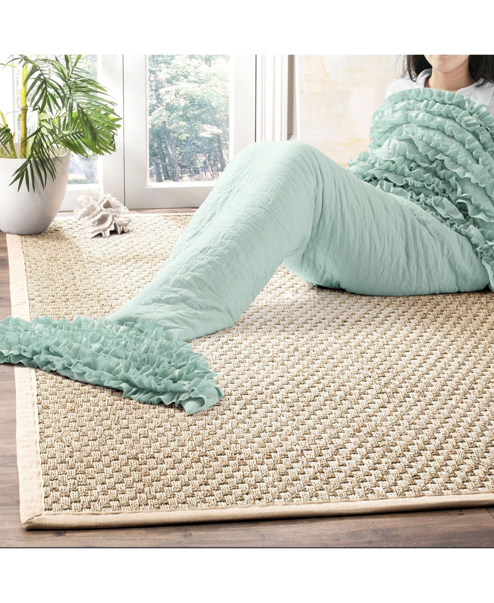 Детский шерстяной плед Lush Decor Mermaid Tail
