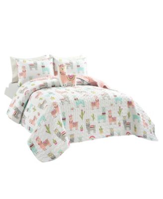 Детский комплект из 4 предметов Lush Decor Southwest Llama Cactus, Full/Queen