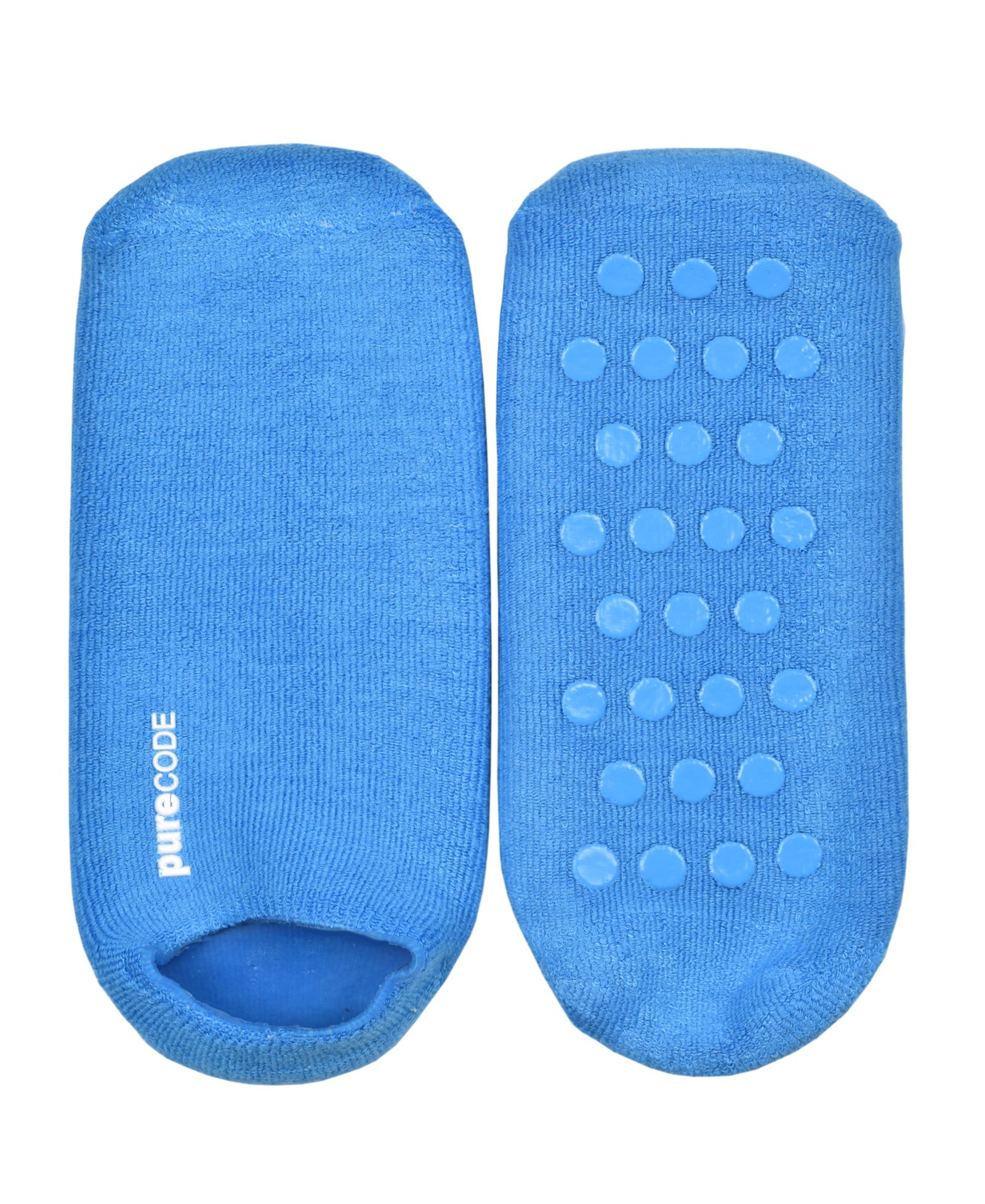 PURECODE Men's Moisturizing Gel Socks 10-12