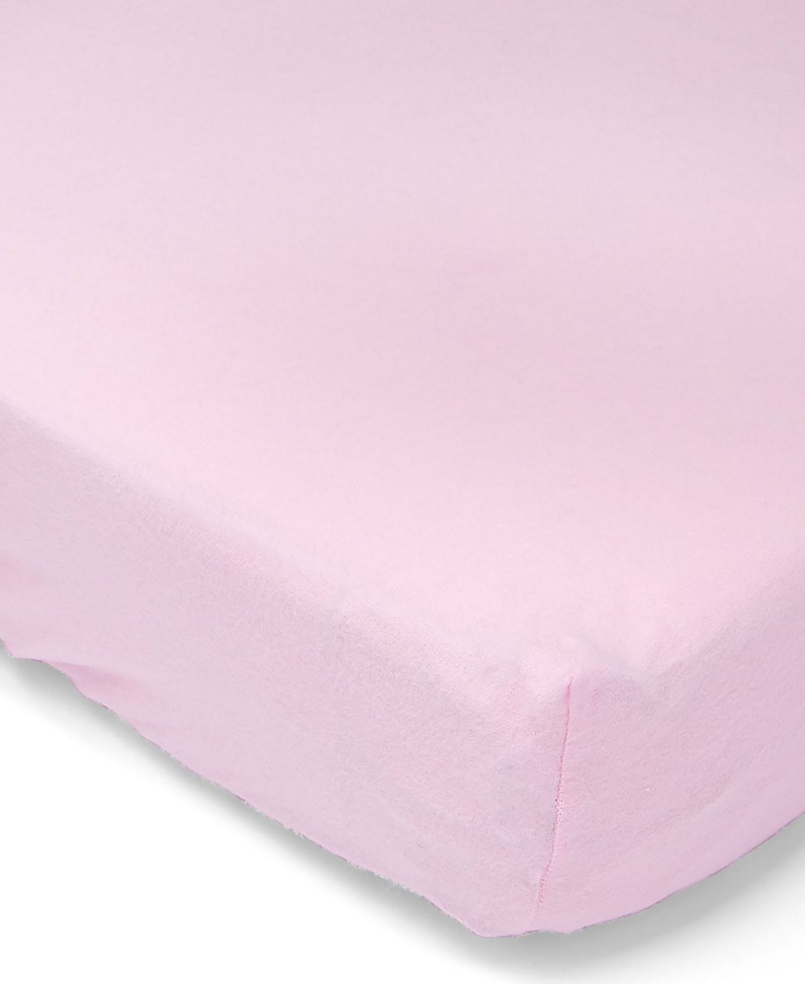 Baby Girls Flannel Solid Crib Sheet