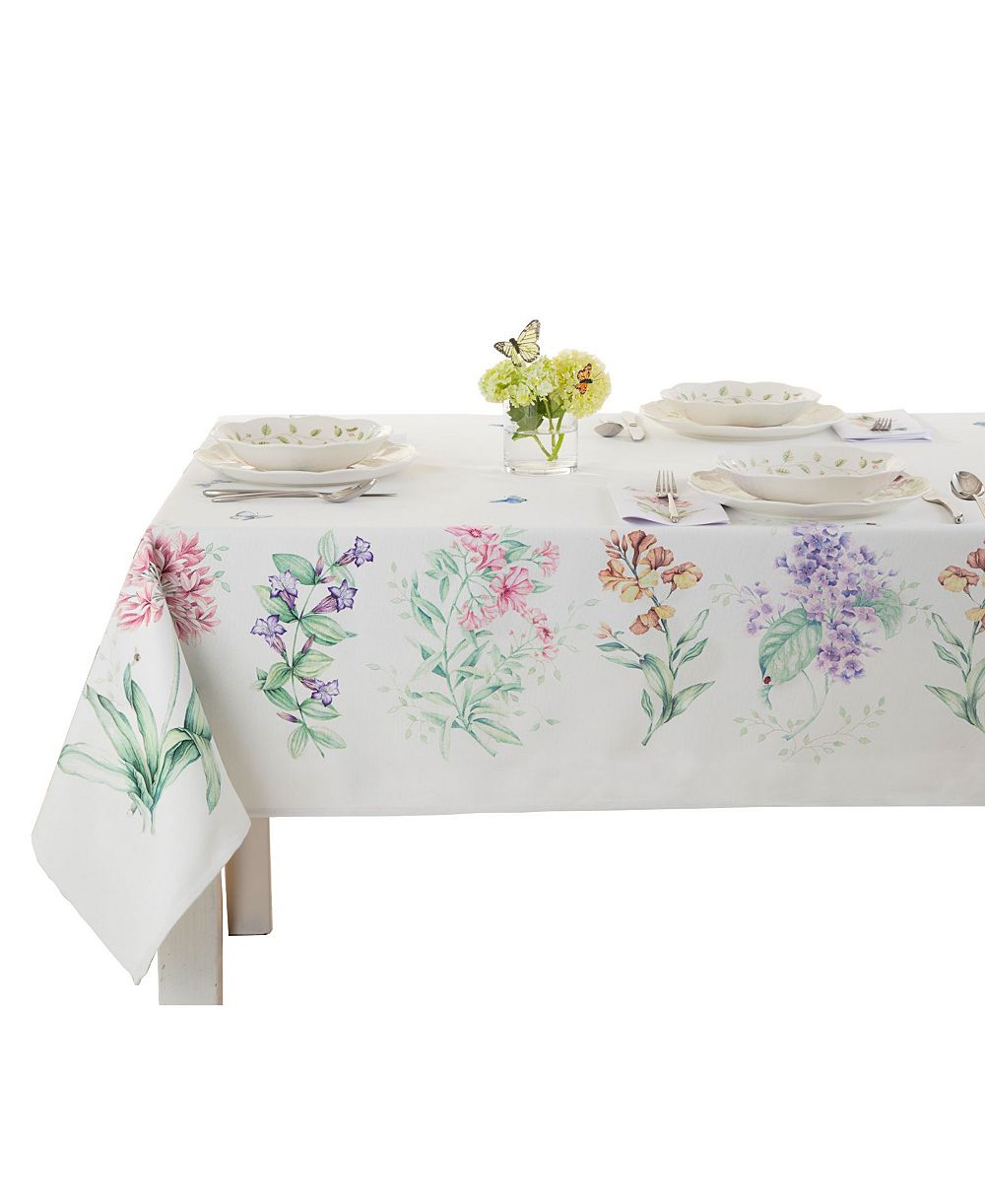 Lenox Butterfly Meadow Garden Tablecloth, 60" x 120"