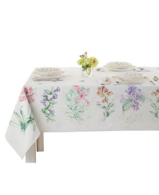 Lenox Butterfly Meadow Garden Tablecloth, 60" x 120"