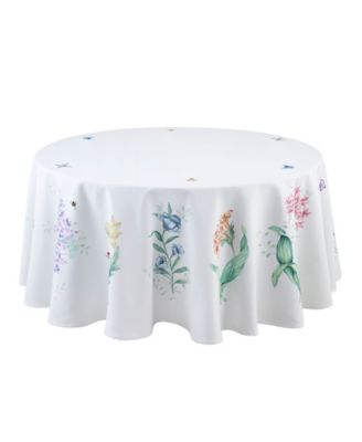 Lenox Butterfly Meadow Garden Tablecloth, 70" Round