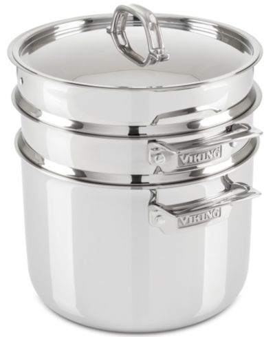 Viking 8-Qt. 3-Ply Multi Cooker with Pasta Pot Steamer Insert
