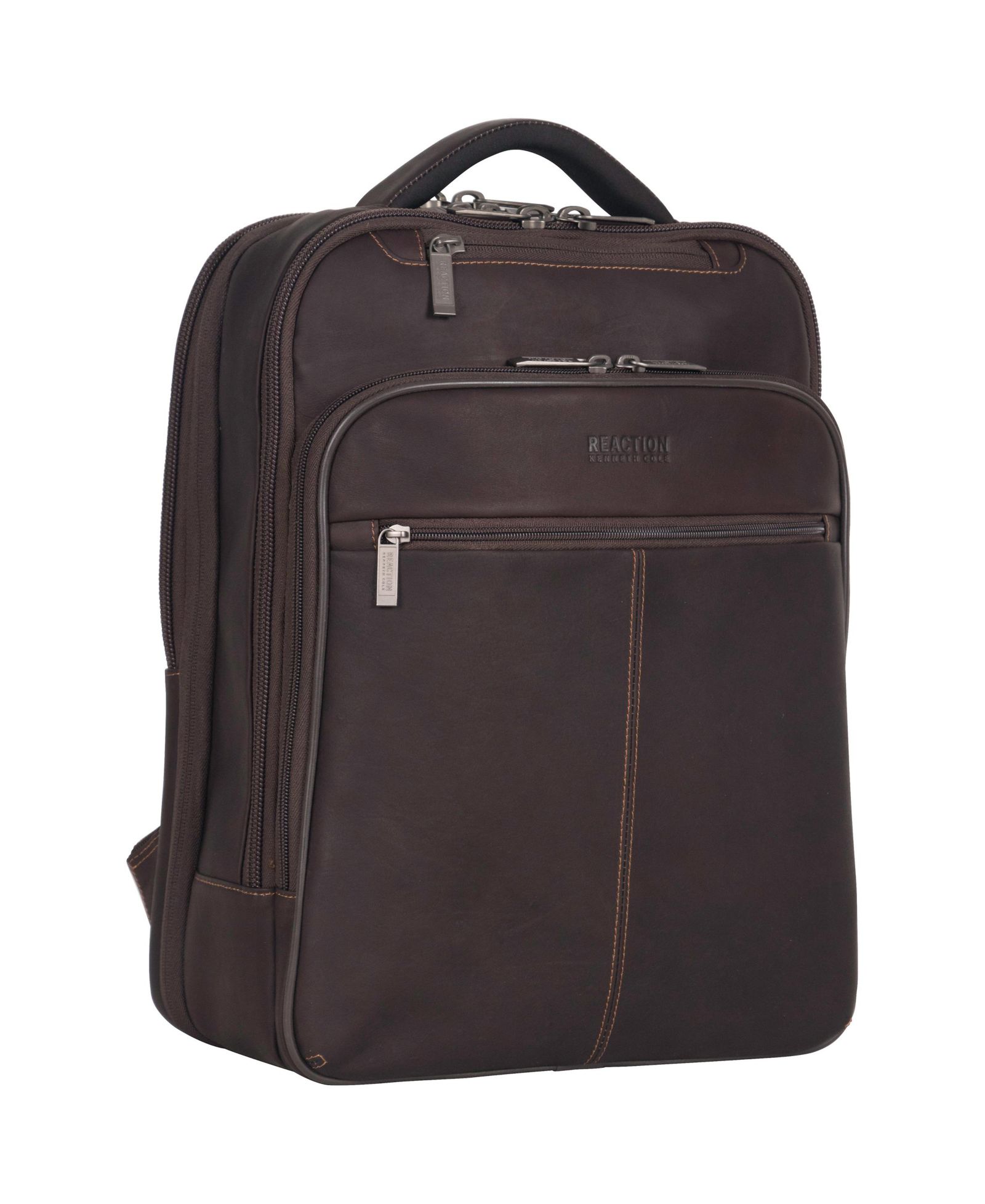 Рюкзак для путешествий Kenneth Cole Reaction Full-Grain Colombian Leather 16" Laptop Tablet