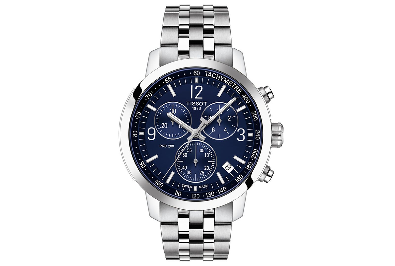 Часы Tissot Men's Swiss Chronograph PRC 200 Stainless Steel 43mm