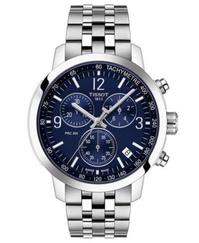 Часы Tissot Men's Swiss Chronograph PRC 200 Stainless Steel 43mm