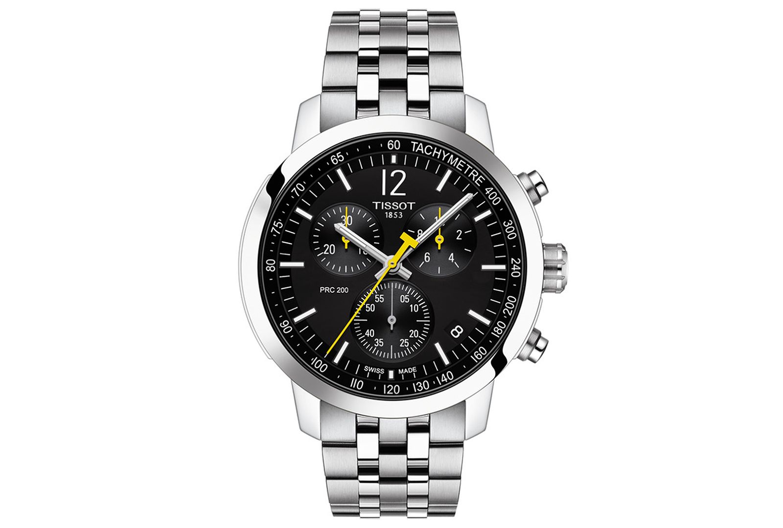 Tissot Мужские швейцарские часы PRC 200 Chronograph из нержавеющей стали 43mm
