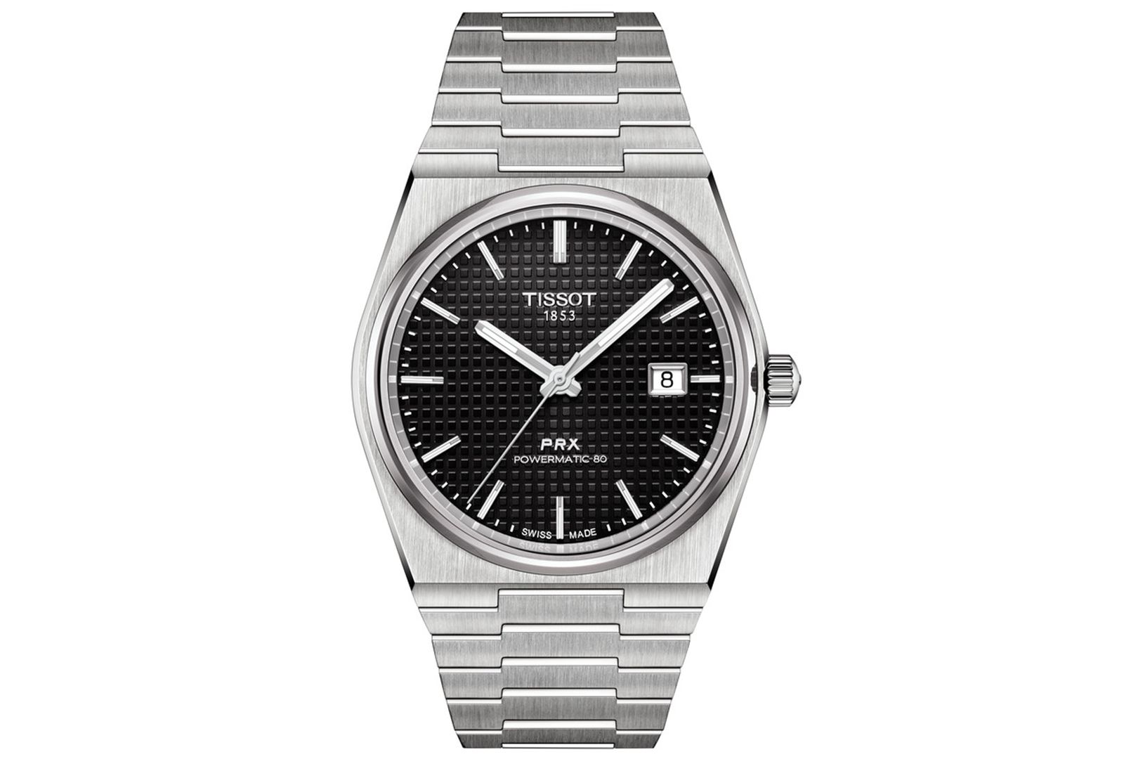 Tissot Men's Swiss Automatic PRX Powermatic 80 Stainless Steel Bracelet Watch 40mm