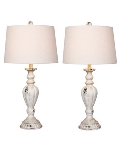 Набор из 2 настольных ламп FANGIO LIGHTING Resin Table Lamps