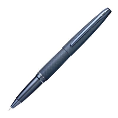 A.T. Cross Dark Blue Etched Selectip Rollerball Pen