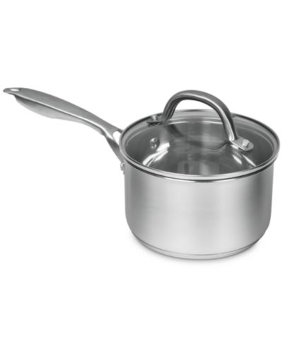 Сотейник из нержавеющей стали Sedona Kitchen Pro с прозрачной крышкой, 1.5-Qt.
