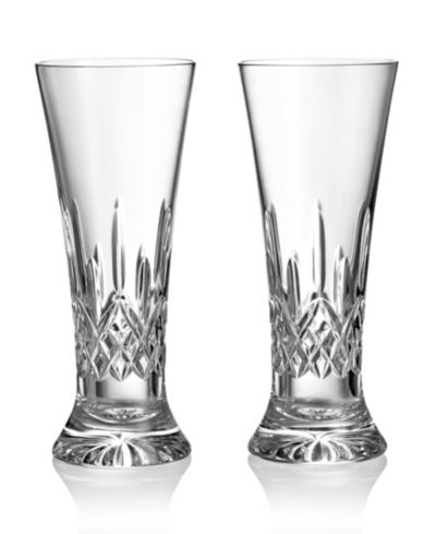 Lismore Pilsner Glasses 14 Oz, Set of 2