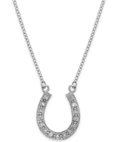 Подвеска Diamond Horseshoe из стерлингового серебра