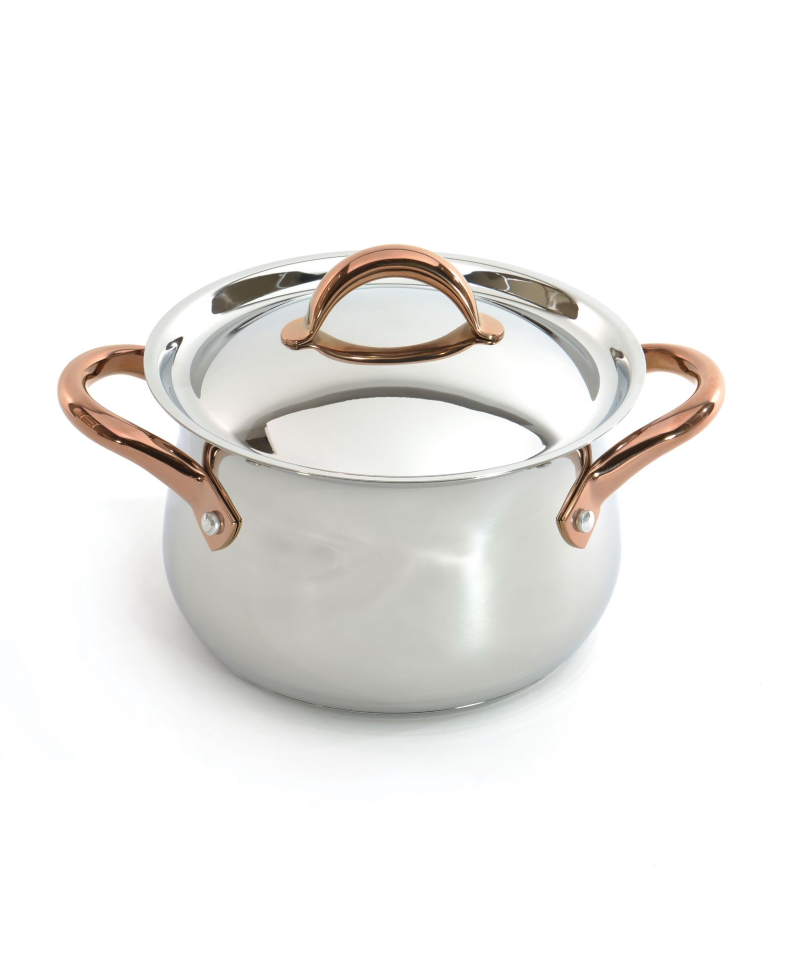 BergHOFF Ouro Gold 18/10 Stainless Steel 8" кастрюля с крышкой 5qt.