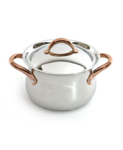 BergHOFF Ouro Gold 18/10 Stainless Steel 8" Stockpot with SS Lid, 5qt.